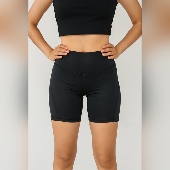 2/$30 Black Stretchy Athletic Bicycle Shorts (#1,541) - Picture 1 of 8
